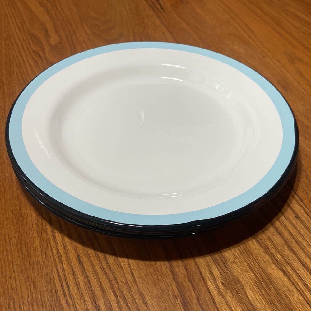 Hearth & Hand Porcelain Enamel 10” Dinner Plates Set of 4
